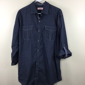 Michael Brandon Men’s Tag Sleeve Shirt Size L
